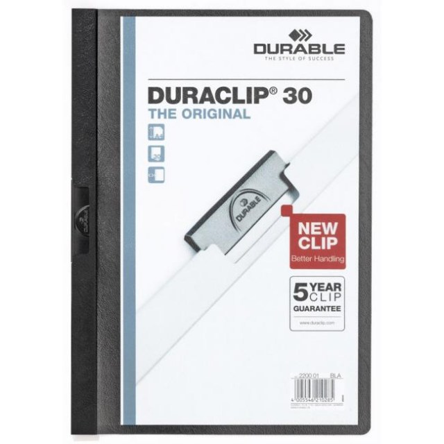 Obal s klipom DURACLIP Original 30 čierny_1