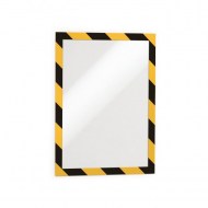 Samolepiaci Duraframe Security A4, žlto-čierny, bal.2 ks_1