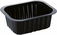 Duni krabička 1-dielna Black -PP, 470 ml 138x114x53 mm [300 ks] zatavovacia - na polievku_