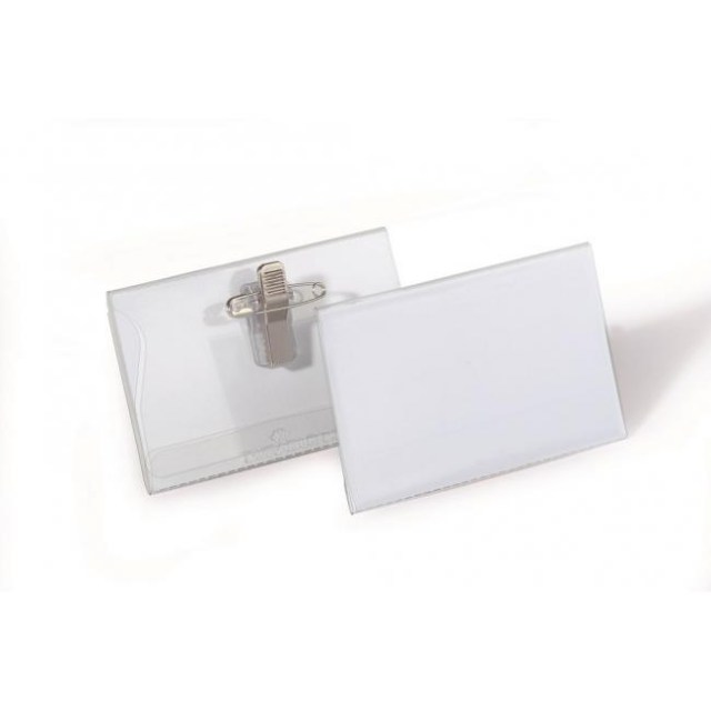 Visačka štipec+špendlík DURABLE 90x54mm 50ks_1