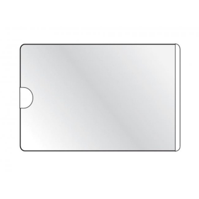 Samolepiace vrecko vizitkové s otvorom zboku DURABLE 93x62mm 100ks_1