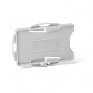 Visačka na 2 plastové karty otvorená DURABLE ECO sivá 87x54mm 10ks_1