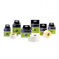 Samolepiace etikety Dymo LW 25x25mm viacúčelové biele_1