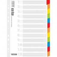 Kartónový rozraďovač Office Products 12-dielny biely_1