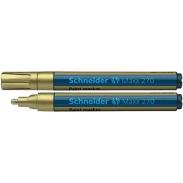 Lakový popisovač Schneider 270 zlatý_1