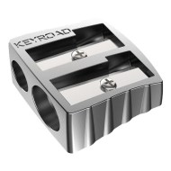 Strúhadlo na ceruzky dvojité hliníkové KEYROAD display 24 ks_1