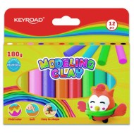 Plastelína KEYROAD 12 ks neónová blister mix farieb_1