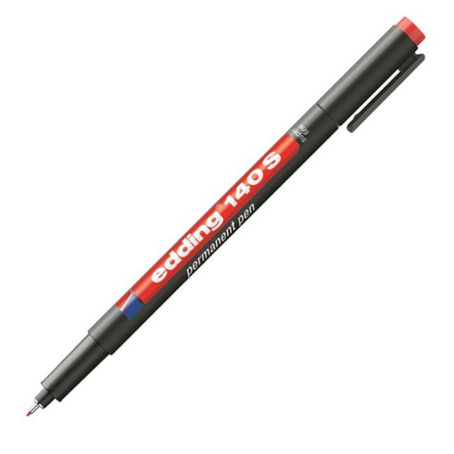Permanentný popisovač edding 140 S červený_1