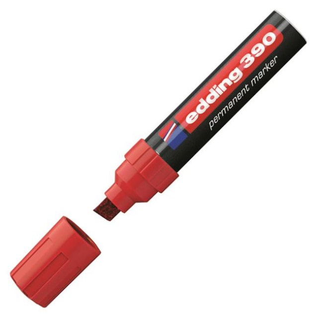 Permanentný popisovač edding 390 červený_1