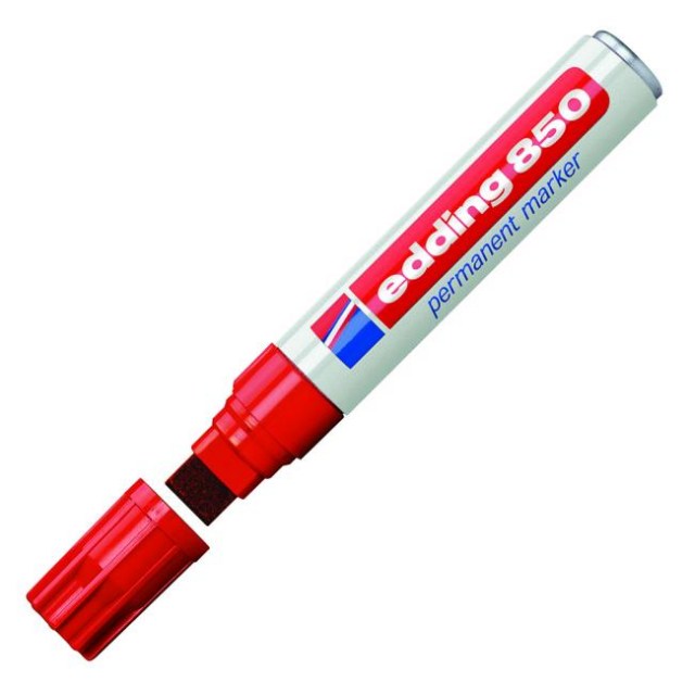 Permanentný popisovač edding 850 červený_1