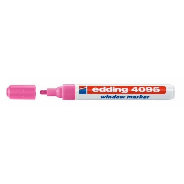 Popisovač na sklo edding 4095 neónovoružový_1