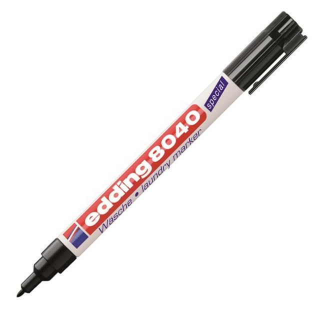 Popisovač na bielizeň edding 8040 čierny_1