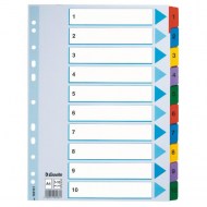Kartónový rozraďovač Esselte Mylar 1-10_1