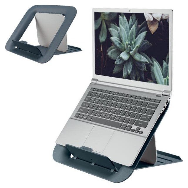 Stojan pod notebook Leitz Cosy zamatový sivá_1