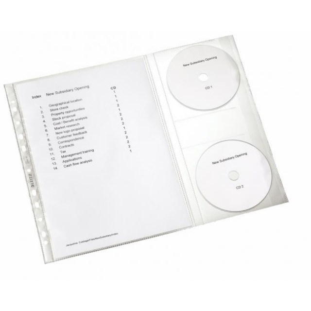 Euroobal Leitz Combo A4 na CD 120mic 5ks_1