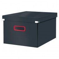 Stredná krabica Click & Store A4 Leitz Cosy zamatová sivá_1