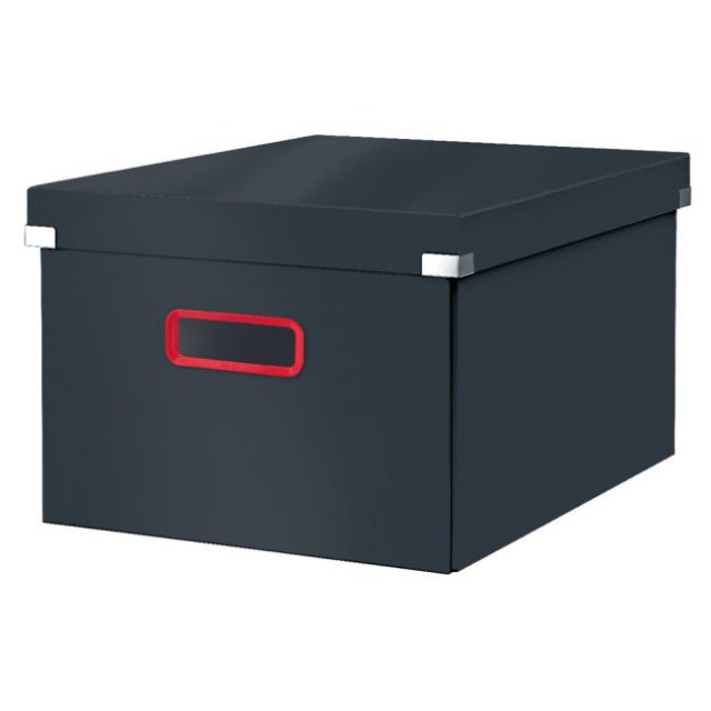 Stredná krabica Click & Store A4 Leitz Cosy zamatová sivá_1