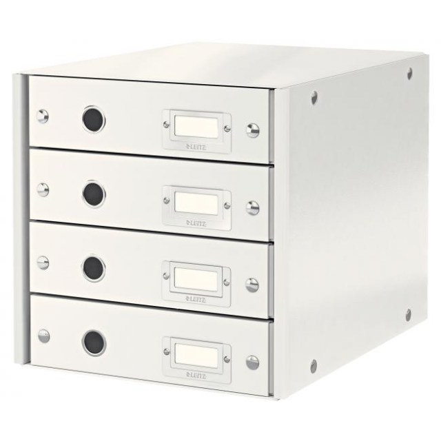 Zásuvkový box Leitz Click & Store 4 zásuvky biely_1