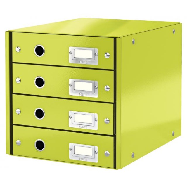 Zásuvkový box Leitz Click & Store 4 zásuvky zelený_1