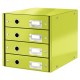 Zásuvkový box Leitz Click & Store 4 zásuvky zelený_1