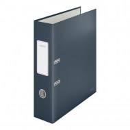 Zakladač pákový Leitz 180° Cosy 8cm zamatová sivá_1