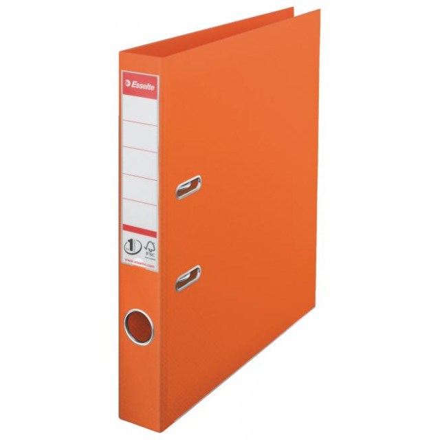 Zakladač pákový Esselte No.1 celoplastový 5cm oranžový_1