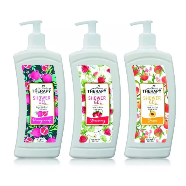 Ezel Beauty Therapy, sprchový gél s pumpičkou - Granátové jablko, 750 ml_1