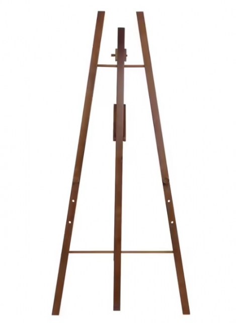Drevený stojan 165 cm vysoký, lakovaný, Dark Brown _1