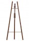 Drevený stojan 165 cm vysoký, lakovaný, Dark Brown _1