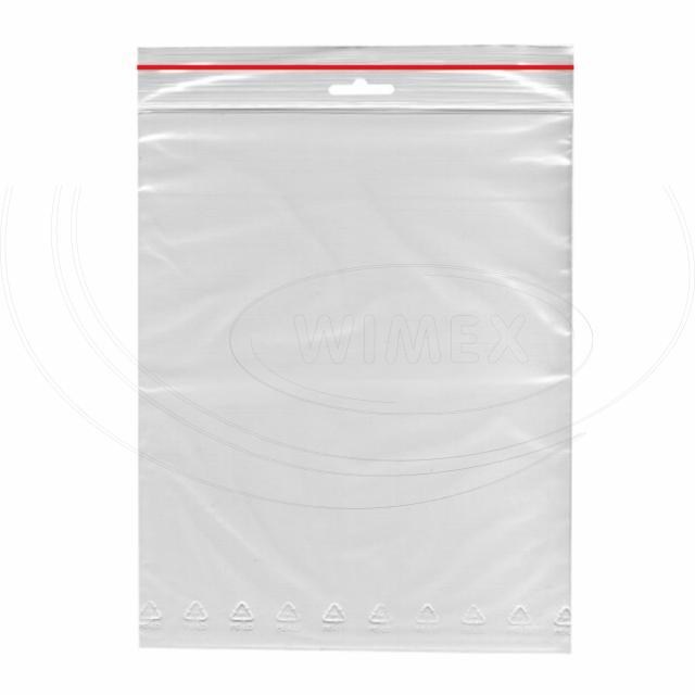 Rýchlouzatváracie vrecko (LDPE) transparentné 35 x 45 cm [1000 ks]_4