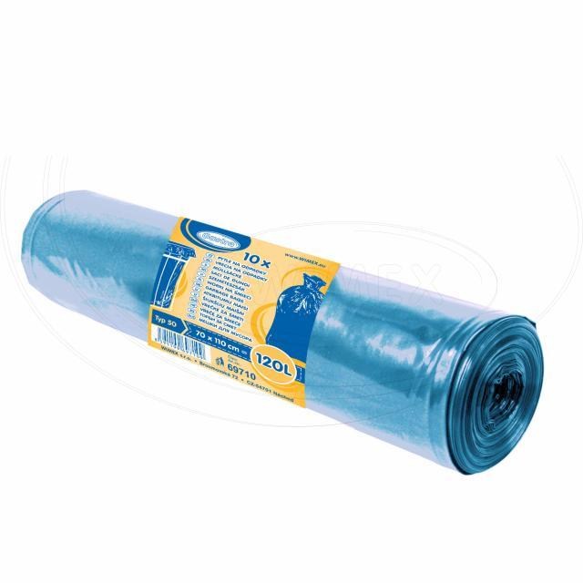 Vrece na odpadky (LDPE) modré 70 x 110 cm 120L [10 ks]_2