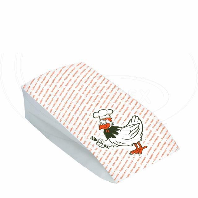 Papierové vrecko 2vrstvé nepremastiteľné 15+8 x 30 cm Maxi na kurča [100 ks]_3