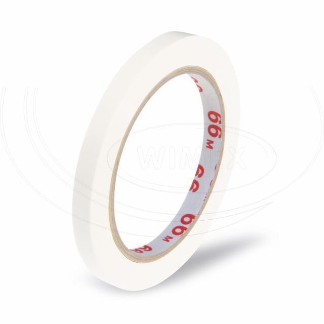 Lepiaca páska (PVC) biela 9mm x 66m pre zatvárací strojček 67999 [1 ks]_3