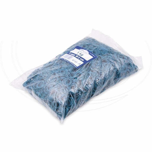 Gumička slabá modrá 1mm O2cm [1 kg]_2