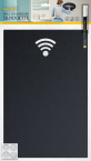 Popisovacia tabuľa Silhouette WIFI- vrátane popisovača + upevňovacie pásky na stenu_1