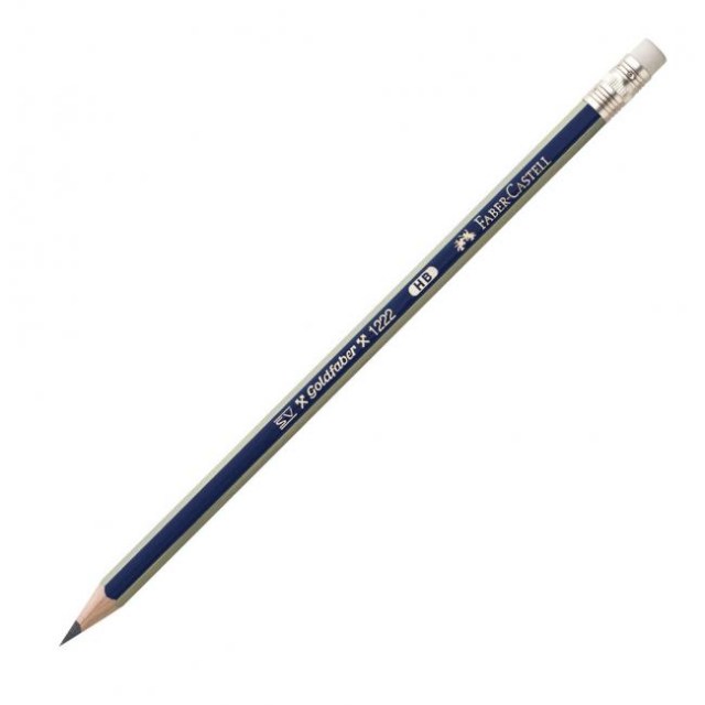 Ceruzka Faber Castell Goldfaber 1222 s gumou 12ks_1