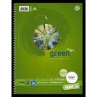 Blok College Format Werk Ursus Green A4 80 listov linajkový 70g recyklovaný_1