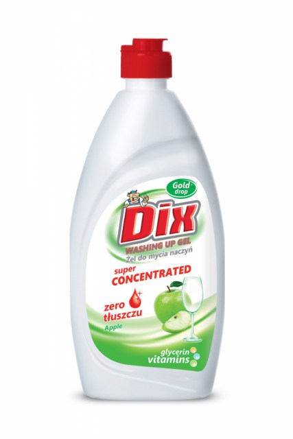 DIX Washing up jablko 500ml, gél s vitamínmi na umývanie riadu s glycerínom_1