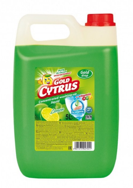 GOLD CYTRUS citrón 5 L, prostriedok na umývanie riadu HY027041_1