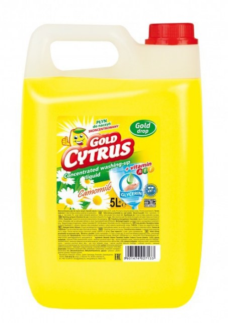 GOLD CYTRUS harmanček 5 L, prostriedok na umývanie riadu_1