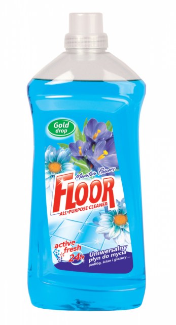 FLOOR horské kvety 1,5 L, univerzálny prípravok na umývanie podláh, obkladov a dlažieb_1