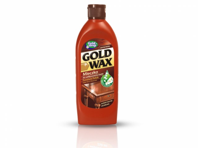 GOLD WAX čistiaca emulzia  250 ml, na ošetrenie a voskovanie nábytku_1