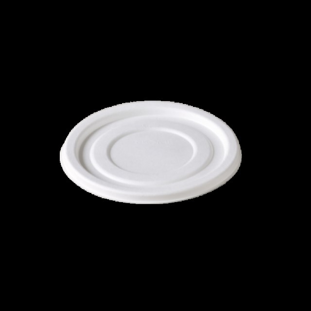 Vrchnák na 340ml misku z cukrovej trstiny [50 ks] - O130 mm - č.4 DOPREDAJ_1