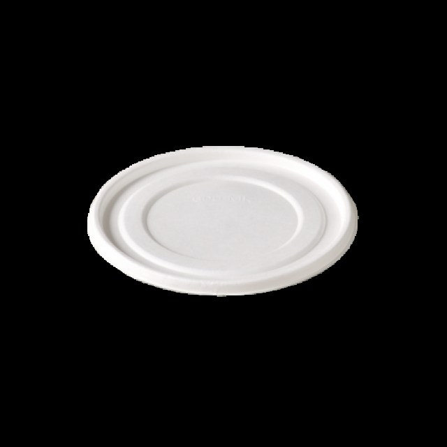 Vrchnák na 600ml misku z cukrovej trstiny [50 ks] - O140 mm - č.6 DOPREDAJ_1
