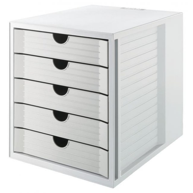 Zásuvkový box System KARMA eko-sivý_1