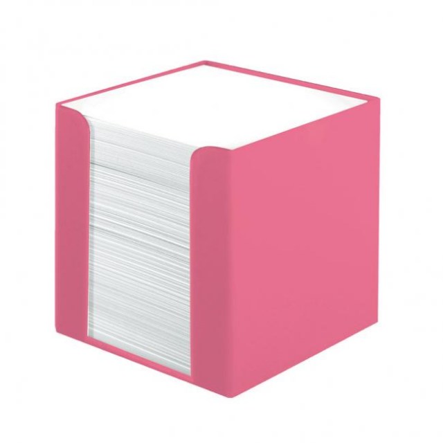 Blok kocka nelepená Herlitz Color Blocking 90x90x90mm indonézska ružová_1