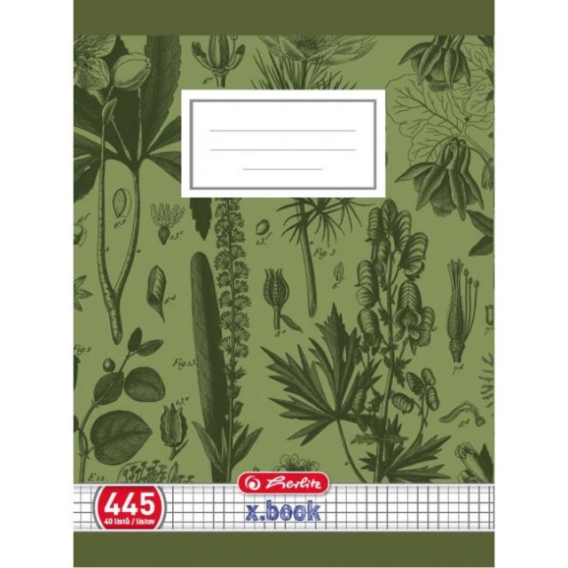 Zošit Herlitz 445 A4 štvorčekový 70g/m2_1
