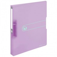 Zakladač 2-krúžkový Herlitz PP 2,5cm transparentný lila_1