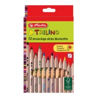 Farbičky Herlitz Trilino trojhranné 12 farieb_1