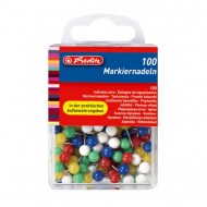 Napichovacie špendlíky Herlitz mix farieb 100ks_1